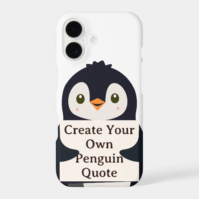 Create Your Own Penguin Quote (Back)