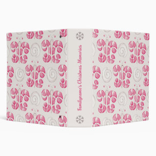 Create Your Own Peppermint Butterflies Christmas Binder