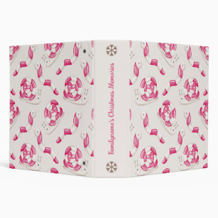 Create Your Own Peppermint Snails Worms Christmas Binder