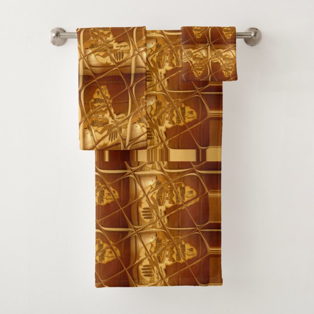 Create Your Own Perfect African Family custom Bath Towel Set (Insitu)