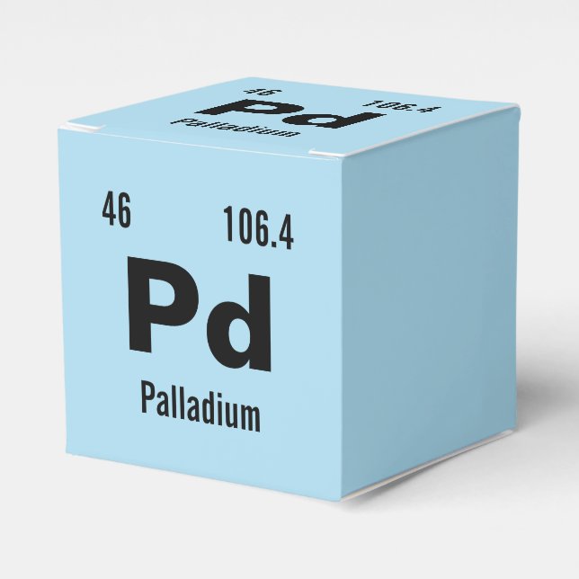 Create your own Periodic Table of the Elements Favor Box (Front Side)