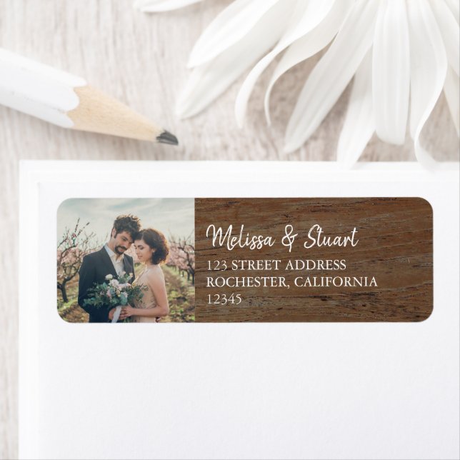 Create your own personal photo on wood Wedding (Insitu)