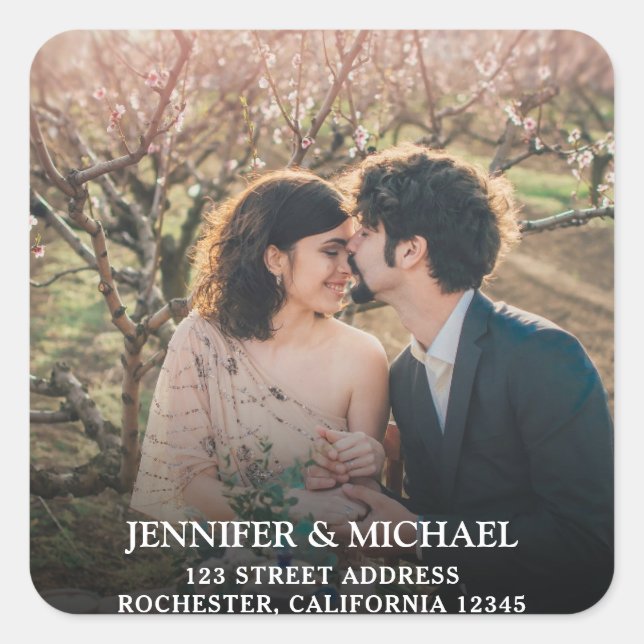 Create your own personal photo Wedding seals (Front)