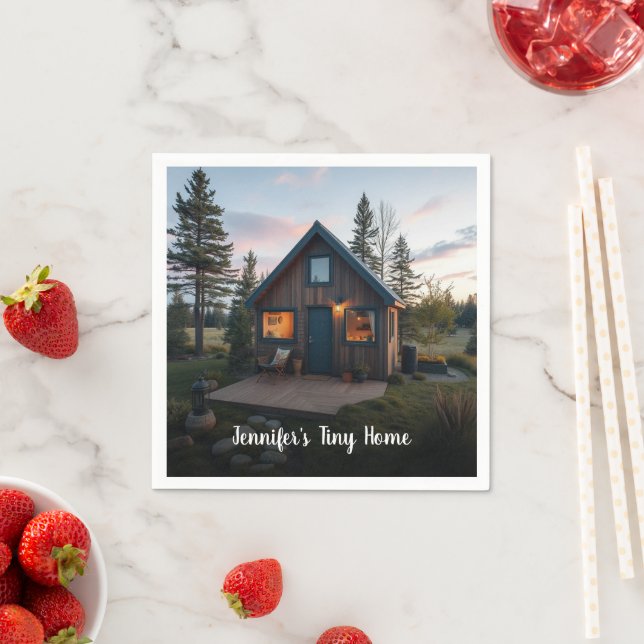 Create your own personal tiny home photo napkin (Insitu)
