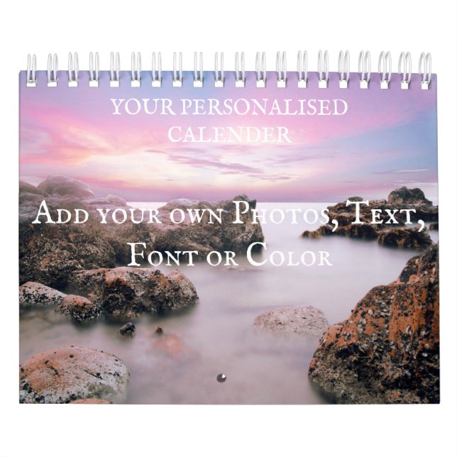 Create Your Own Personalised Calendar (Cover)