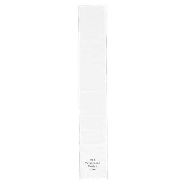 create your own personalize 16" X 108" Long Table Runner (Front)