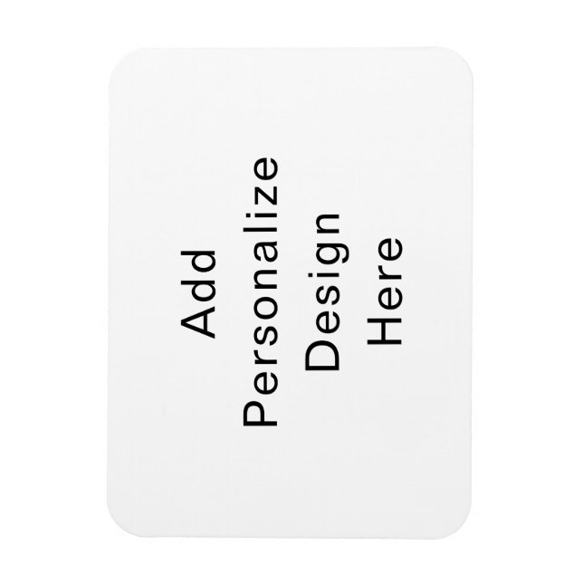 create your own personalize 3" x 4" magnet (Vertical)