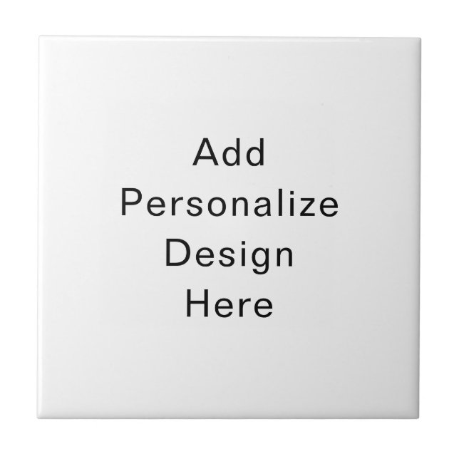 create your own personalize (4.25" x 4.25") tile (Front)