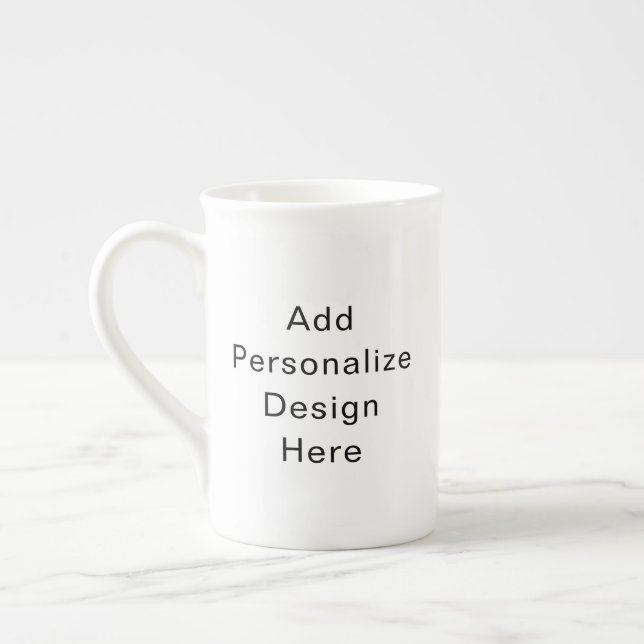 create your own personalize bone china mug (Left)