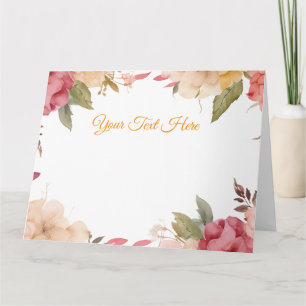 Create Your Own personalize Card