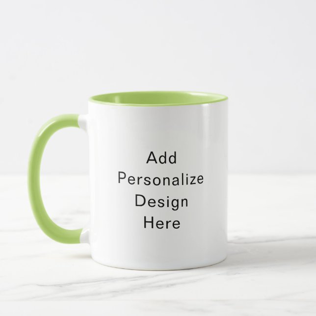 create your own personalize coffee mug (Left)