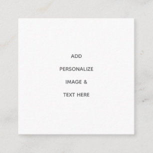 Create Your Own Personalize Enclosure Card
