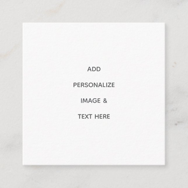 Create Your Own Personalize Enclosure Card (Front)
