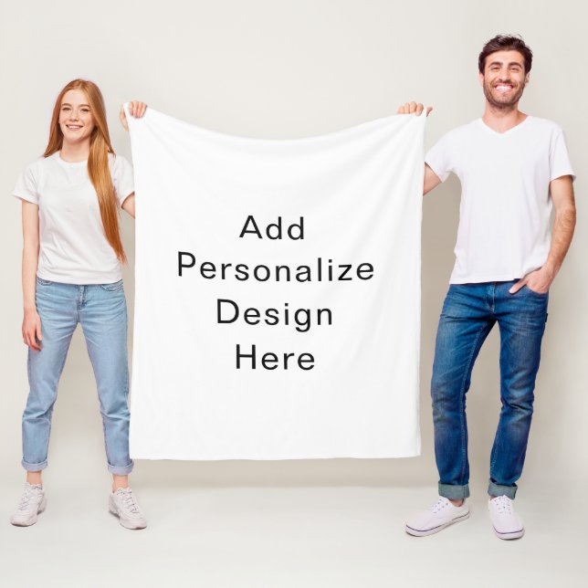 create your own personalize fleece blanket (In Situ)