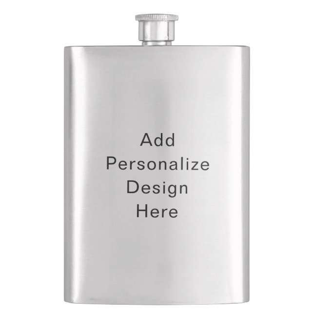 create your own personalize hip flask (Front)