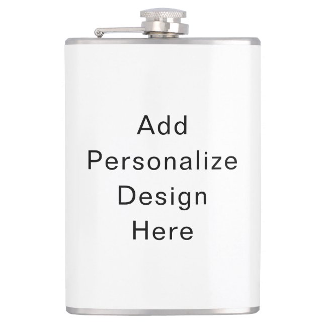 create your own personalize hip flask (Front)