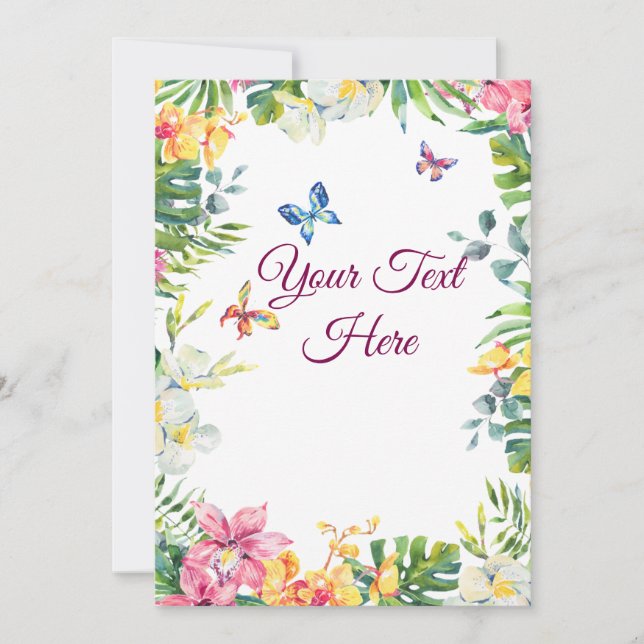 Create Your Own personalize Holiday Card (Front)