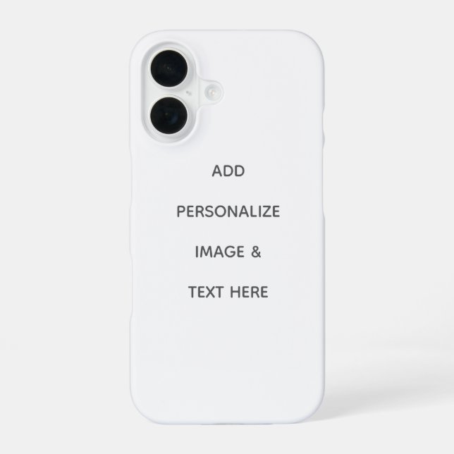 Create Your Own Personalize iPhone 16 Case (Back)