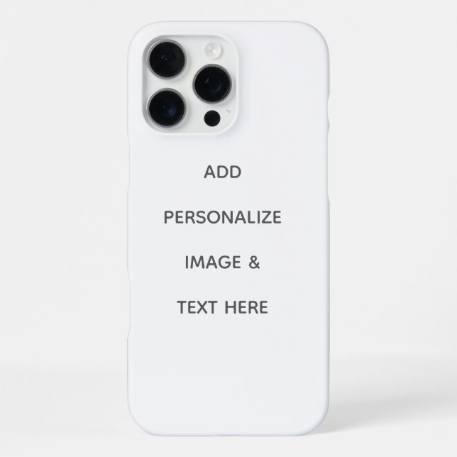 Create Your Own Personalize iPhone Case (Back)