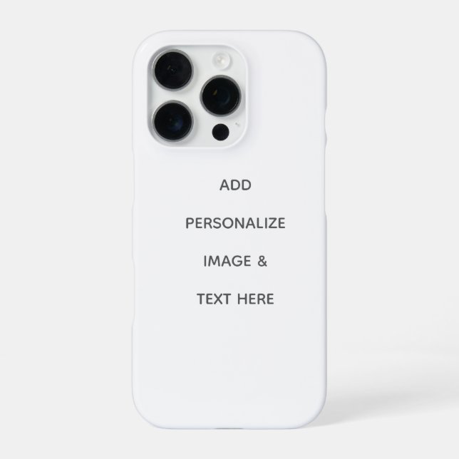 Create Your Own Personalize iPhone Case (Back)