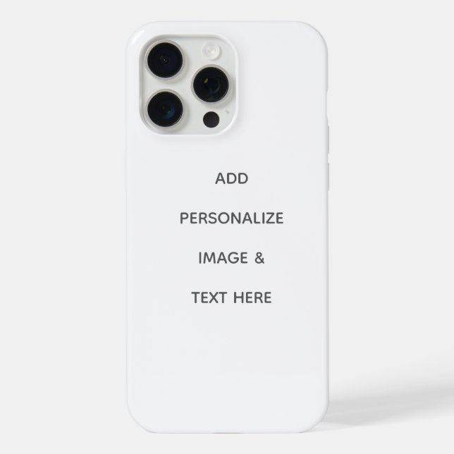 Create Your Own Personalize iPhone Case (Back)