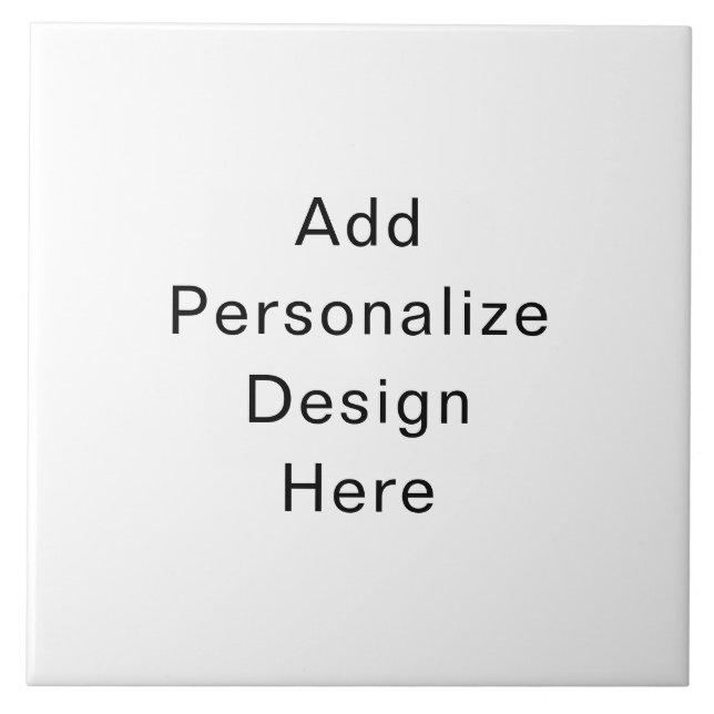 create your own personalize Large (6" X 6") Tile (Front)