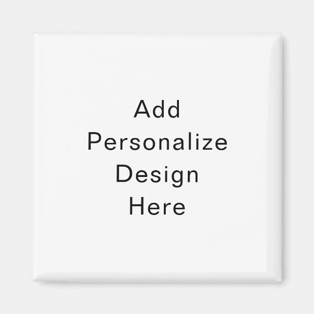 create your own personalize magnet (Front)