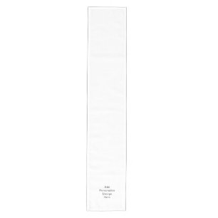 create your own personalize medium table runner