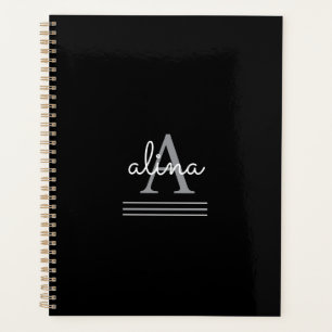 Create Your Own Personalize Monogram Spiral  Planner