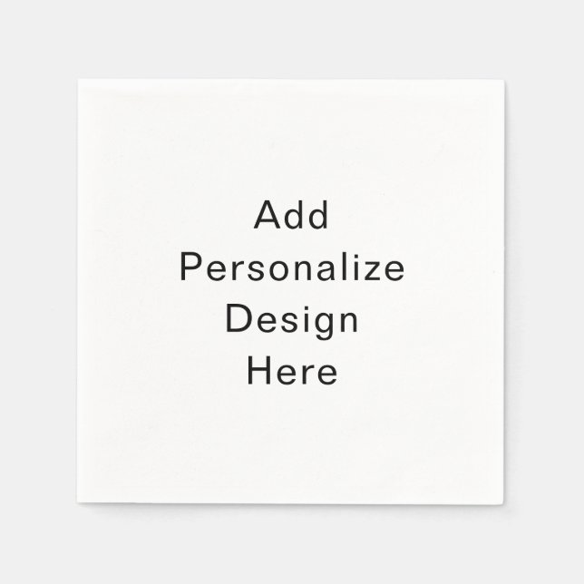 create your own personalize napkin (Front)