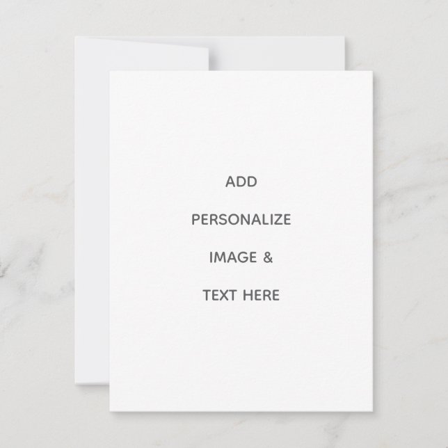 Create Your Own Personalize RSVP Card (Front)