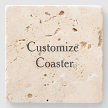 create your own personalize simple Travertine