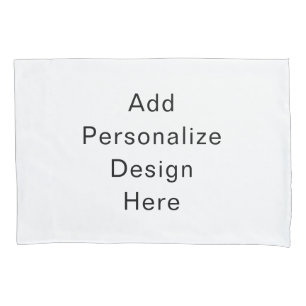 create your own personalize single standard size pillowcase