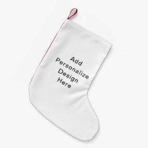 create your own personalize small christmas stocking