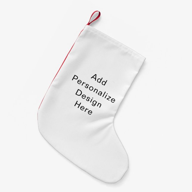 create your own personalize small christmas stocking (Front (Hanging))