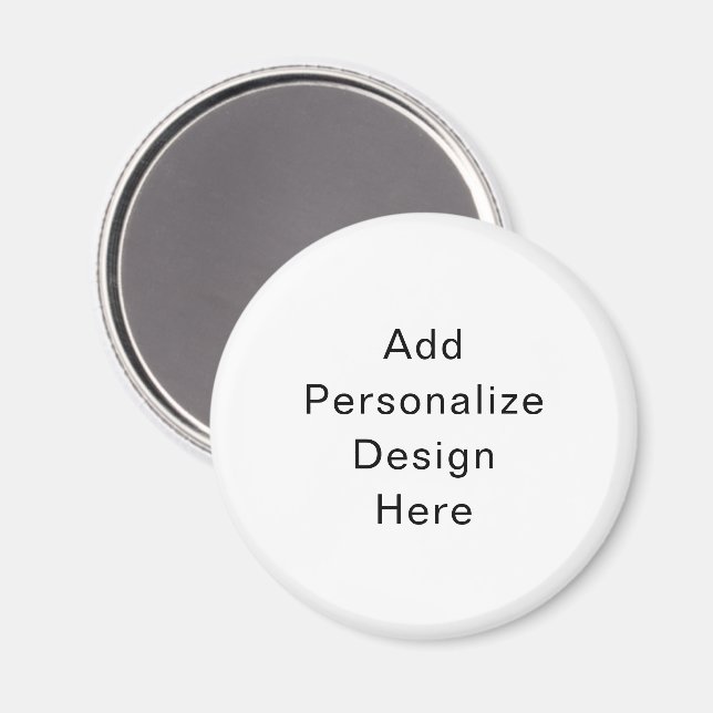 create your own personalize text Image Magnet (Front/Back)