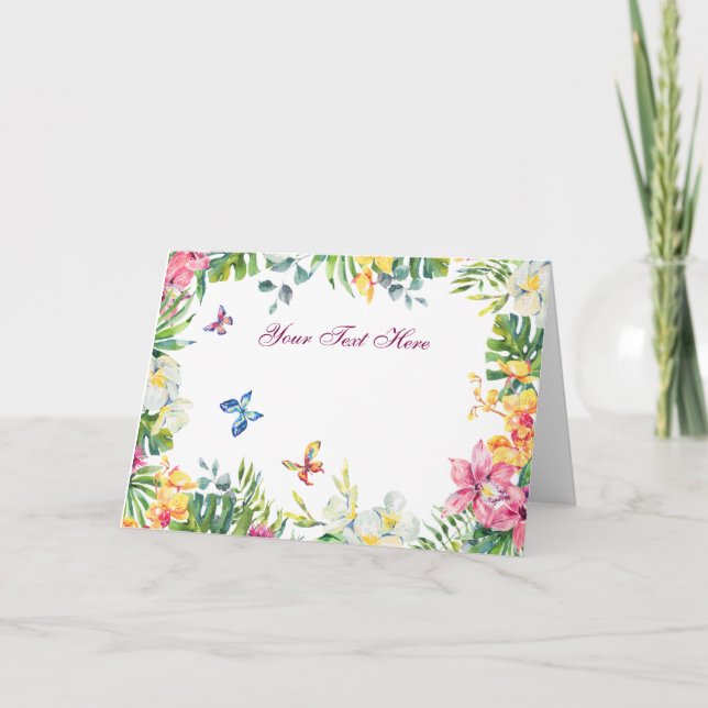 Create Your Own personalize Thank You Card (Front)