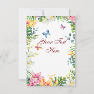 Create Your Own personalize Thank You Card