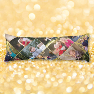 Create Your Own Personalized 14 Photo Collage Chic Body Pillow