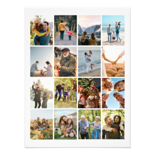 Create Your Own Personalized 16 Photo Collage