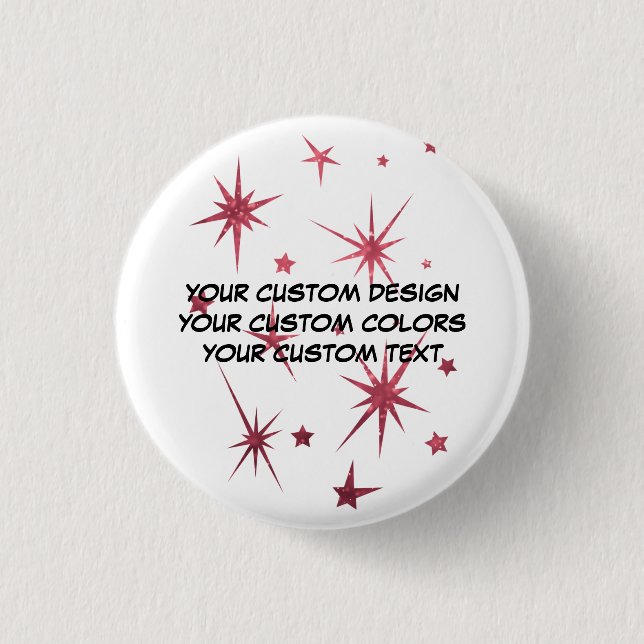 Create Your Own Personalized 1 Inch Round Button (Front)
