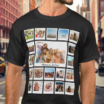 Create Your Own Personalized 20 Photo Collage T-Shirt<br><div class="desc">Create your own personalized photo collage t-shirt featuring 20 of your favourite pictures in a stylish trendy design. Add your own text for any occasion.</div>