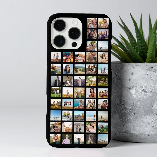 Create Your Own Personalized 46 Photo Collage Case-Mate iPhone Case (Creator Uploaded)