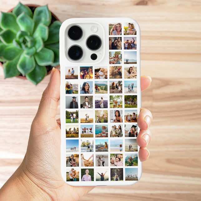 Create Your Own Personalized 46 Photo Collage Case-Mate iPhone Case (Creator Uploaded)