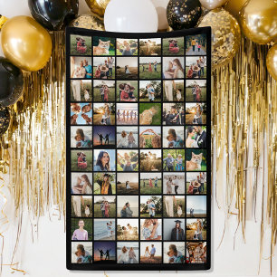 Create Your Own Personalized 60 Photo Collage Banner