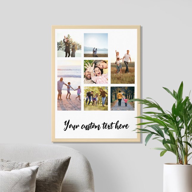 Create Your Own Personalized 7 Photo Collage Poster (Creator Uploaded)
