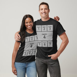Create your own Personalized 7 PHOTO COLLAGE  T-Shirt