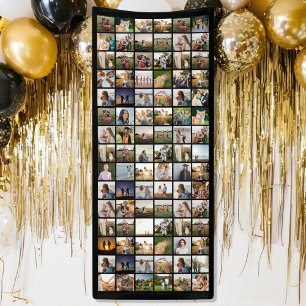 Create Your Own Personalized 90 Photo Collage Banner