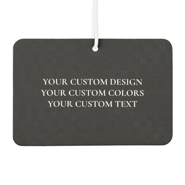 Create Your Own Personalized Air Freshener (Front)