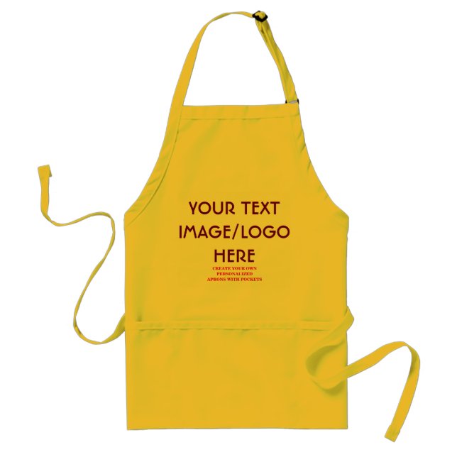 Create Your Own Personalized Aprons with Pockets  (Front)
